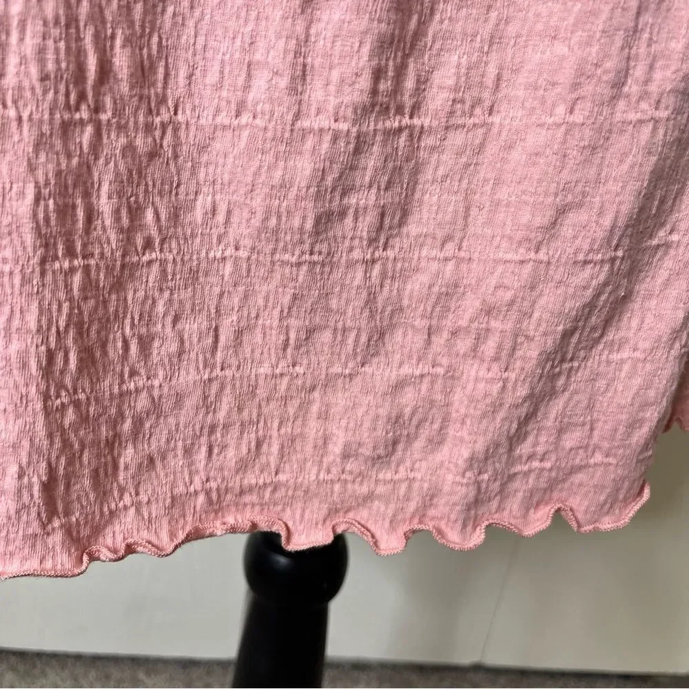 Free‎ People FP Beach Erika mini dress pink sleeveless Racerback size small